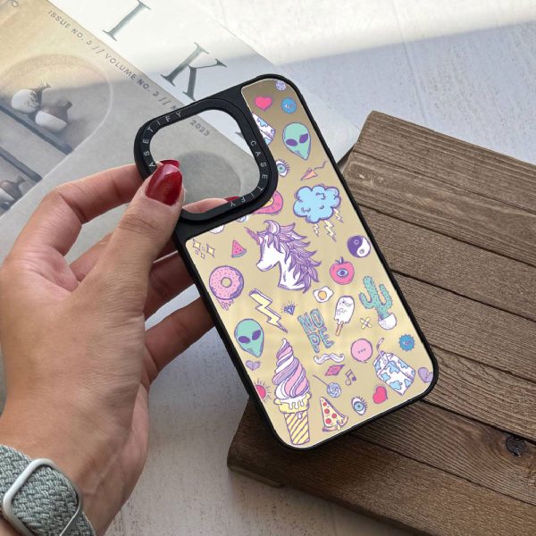 قاب آینه ای چاپی سفارشی (کد 0354) طرح Unicorn Vibes مناسب برای گوشی موبایل شیائومی ردمی Xiaomi Redmi Note 8 / Note 8 Pro / Note 9S / Note 9 Pro / Note 10 Pro / Note 10 Pro Max / Note 11S / Note 11 4G / Note 11 Pro / Note 12 4G / Note 12 5G / Note 12S / Note 12 Pro 4G / Note 12 Pro 5G / Note 13 4G / Note 13 Pro 4G / Note 13 Pro Plus / Poco X5 / X5 Pro