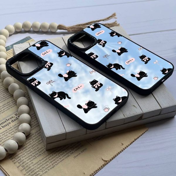 قاب آینه ای چاپی سفارشی (کد 0395) طرح cute cat مناسب برای گوشی موبایل سامسونگ Samsung Galaxy A12 / A13 / A14 / A15 / A21S / A22 4G / A23 / A24 / A25 / A30S / A31 / A32 4G / A32 5G / A33 / A34 / A35 / A50 / A50S / A51 / A52 / A52S / A53 / A54 / A55 / A71 / A72 / A73 / S20 FE / S21 FE / S23 FE / S22 Ultra / S23 Ultra / S24 Ultra