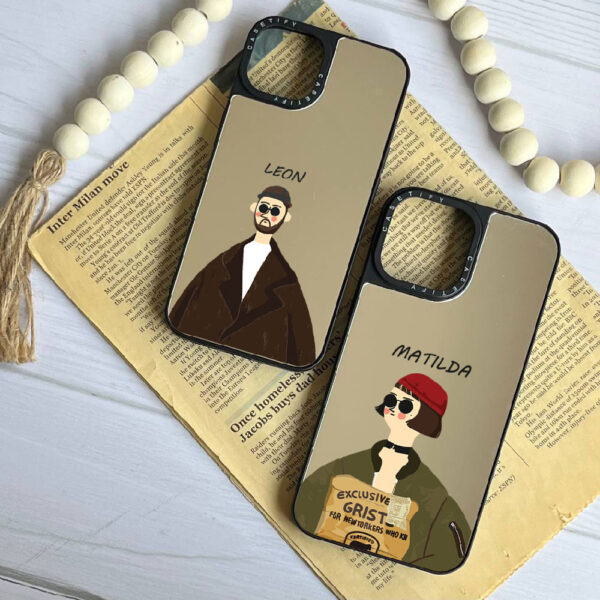قاب آینه ای چاپی سفارشی (کد 0386) طرح leon & matilda مناسب برای گوشی موبایل اپل آیفون Apple iPhone 7 / 8 / SE 2020 / 7 Plus / 8 Plus / X / XS / XR / XS Max / 11 / 11 Pro / 11 Pro Max / 12 / 12 Mini / 12 Pro / 12 Pro Max / 13 / 13 Mini / 13 Pro / 13 Pro Max / 14 Pro / 14 Pro Max / 15 / 15 Pro / 15 Pro Max / 16 / 16 Pro / 16 Pro Max